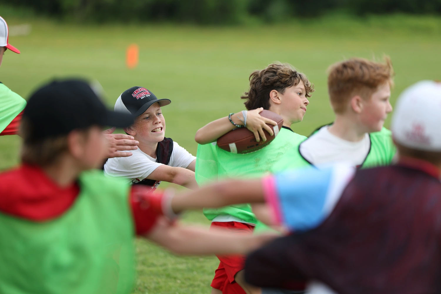 Reaching for the tag