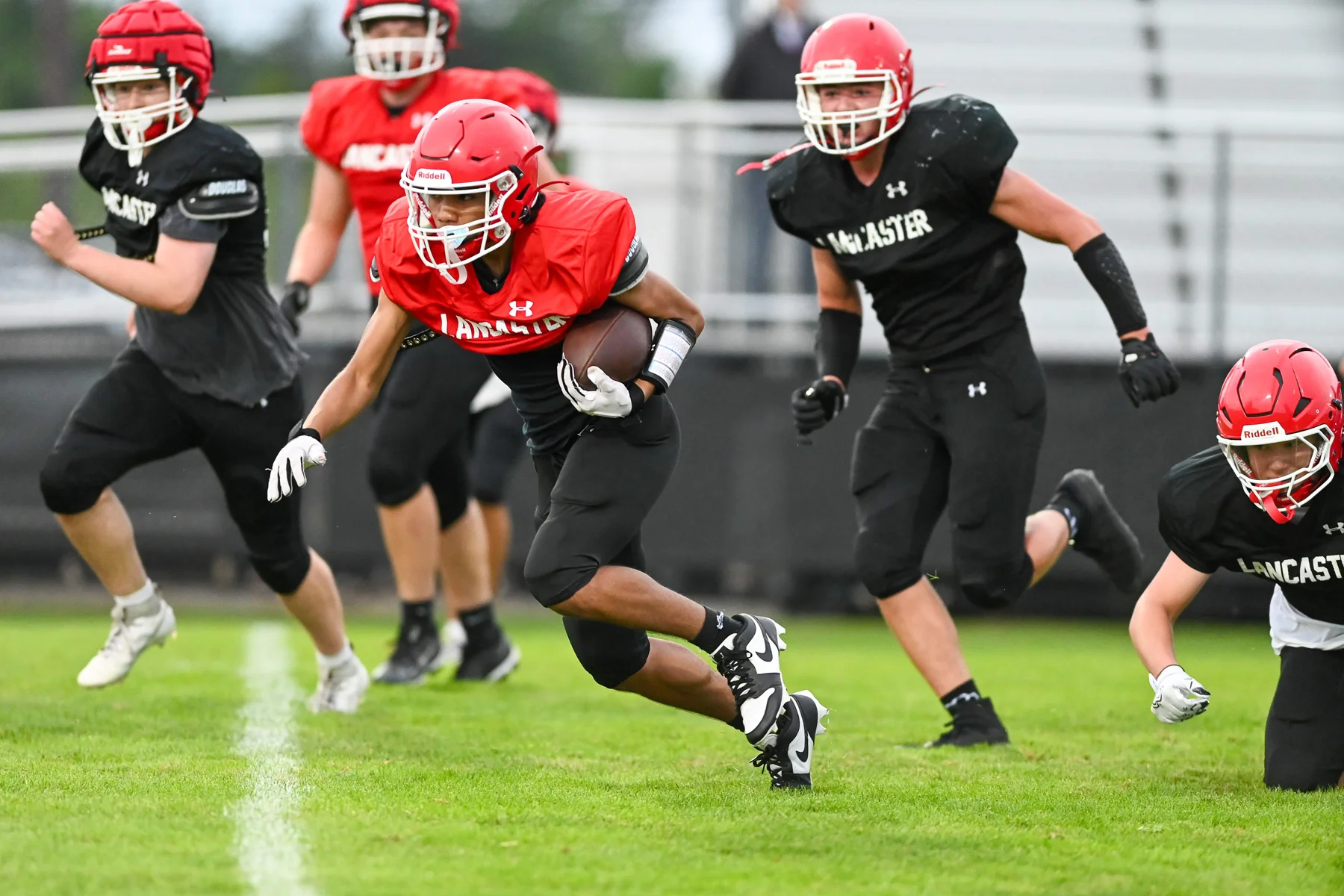 RB looking to run down the field