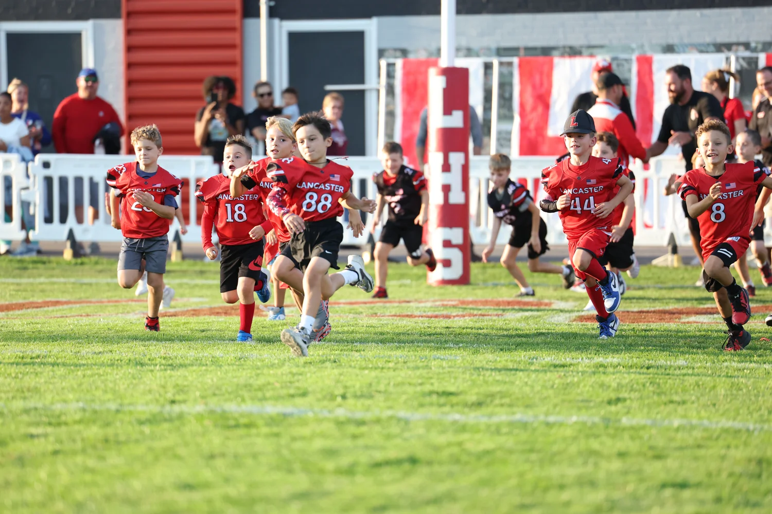 Future Legends on the field at Foyle-Kling Field