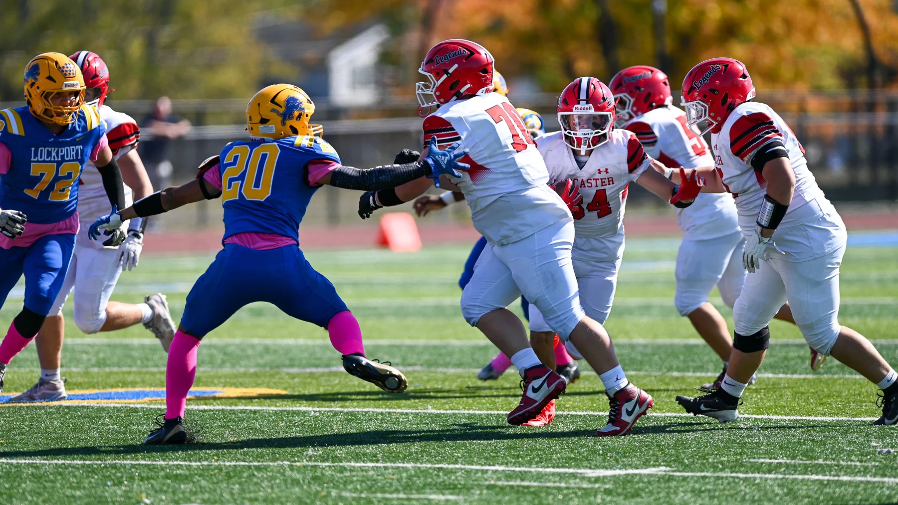 OLine making the holes for the RB