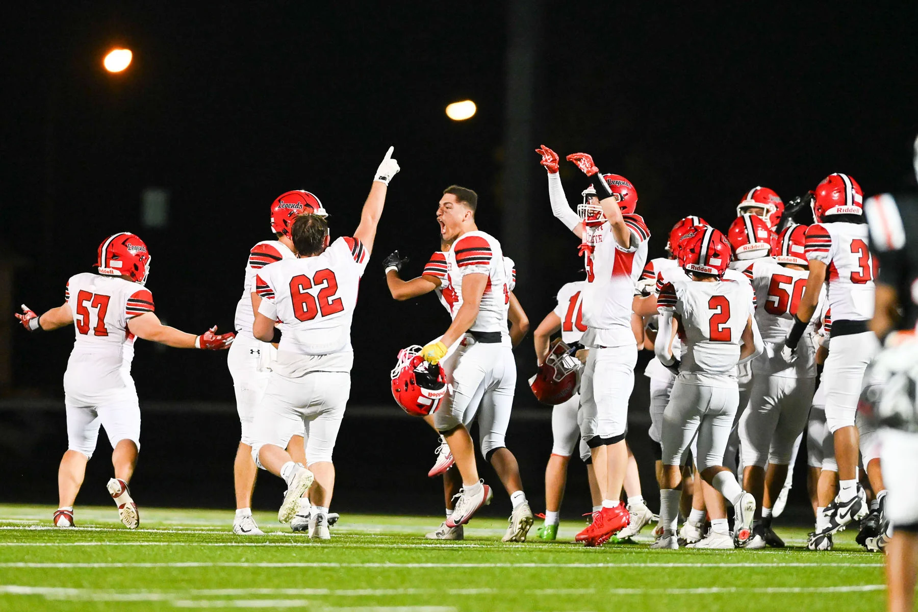 Lancaster celebrating the victory