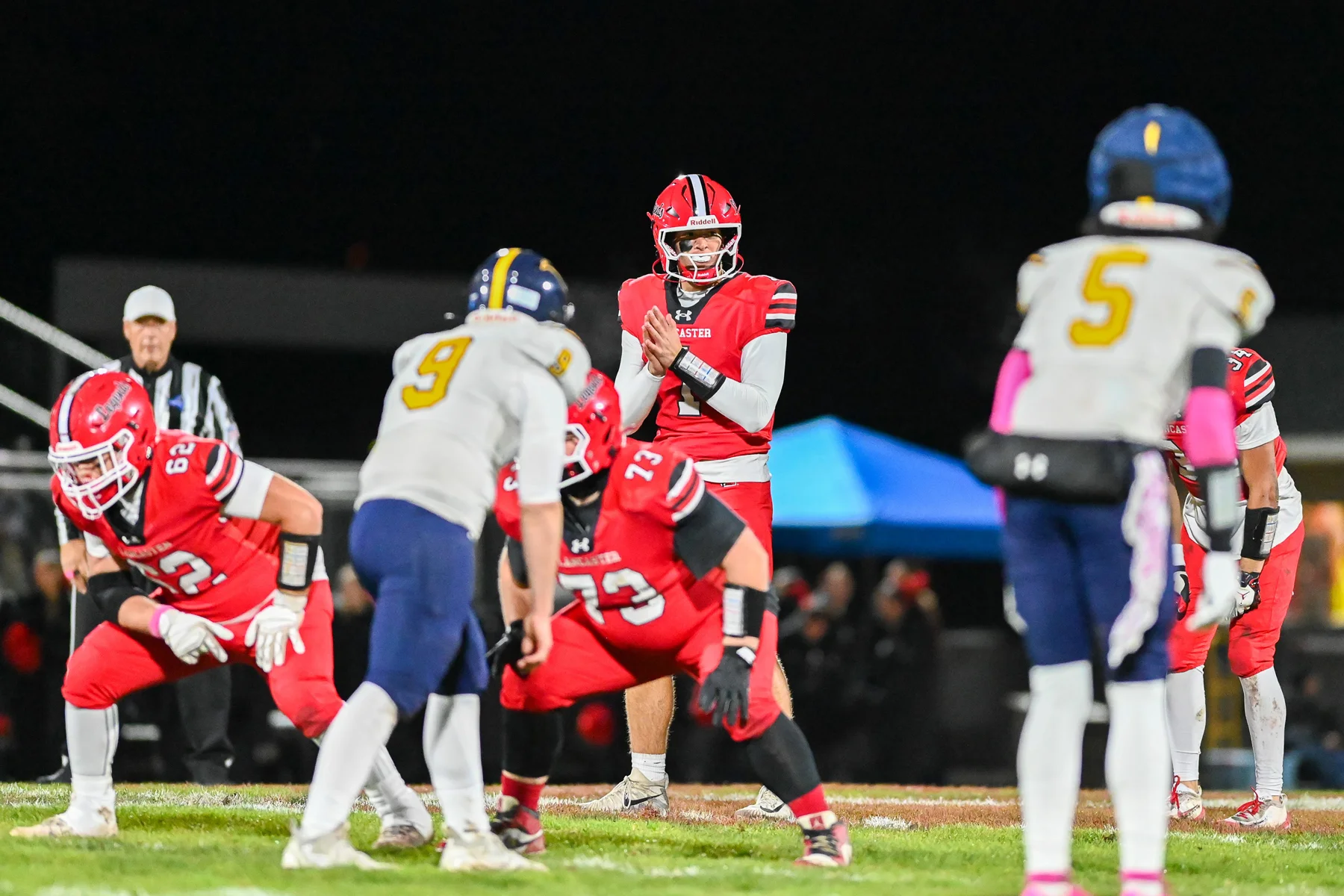 Lancaster QB calling signals