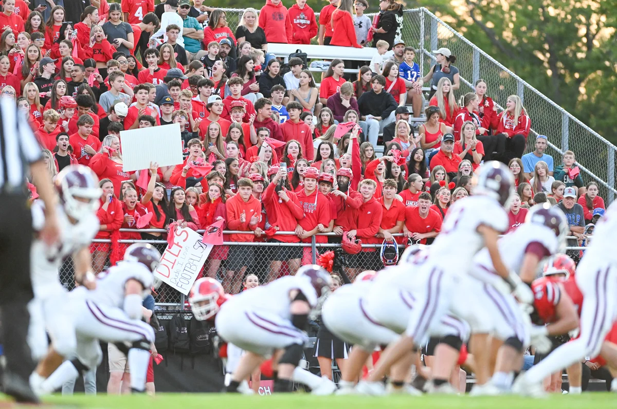 Lancaster Fans supporting the team