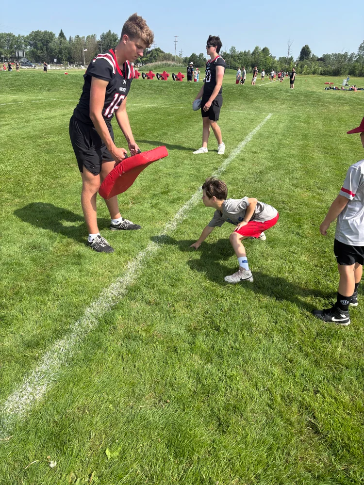 Three Stance ready at the Lancaster Football Camp 2026