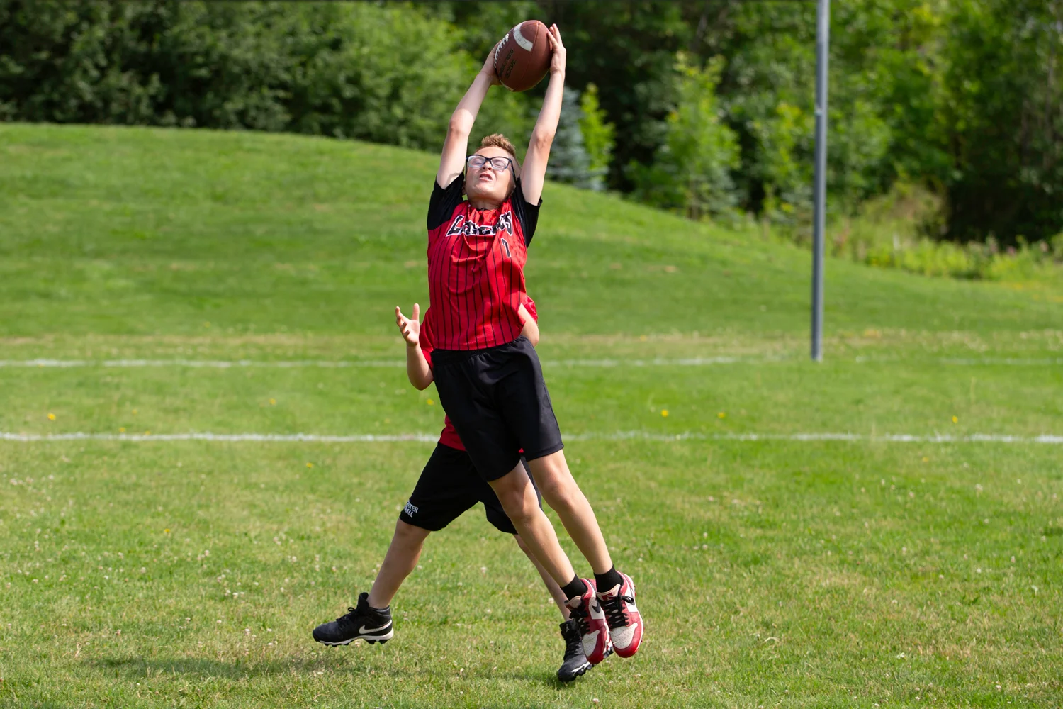 Climbing the ladder at the Lancaster Football Camp 2026