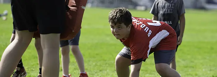 Lancaster Camper focused on his assignment