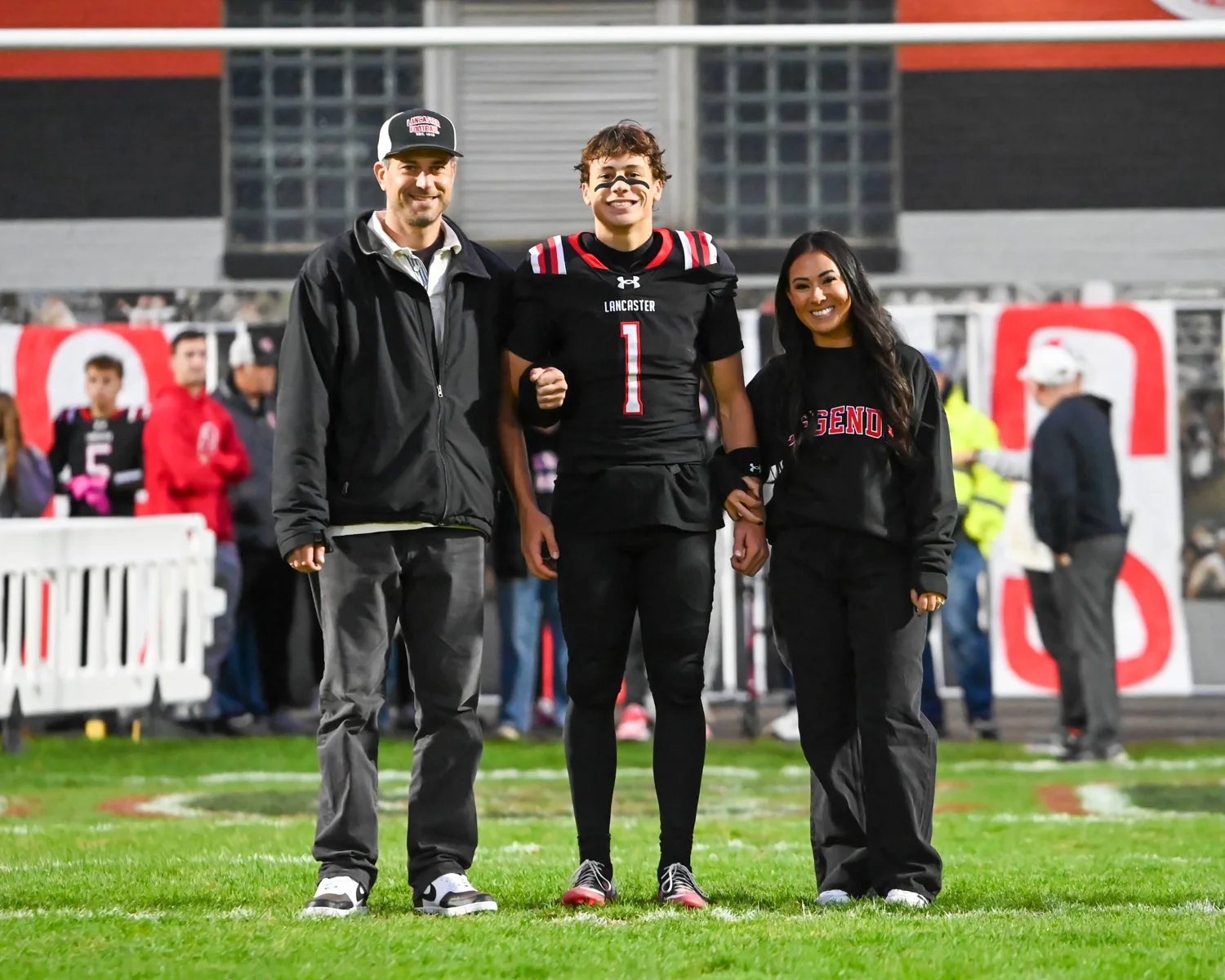Lancaster Senior Aiden Banks and Family