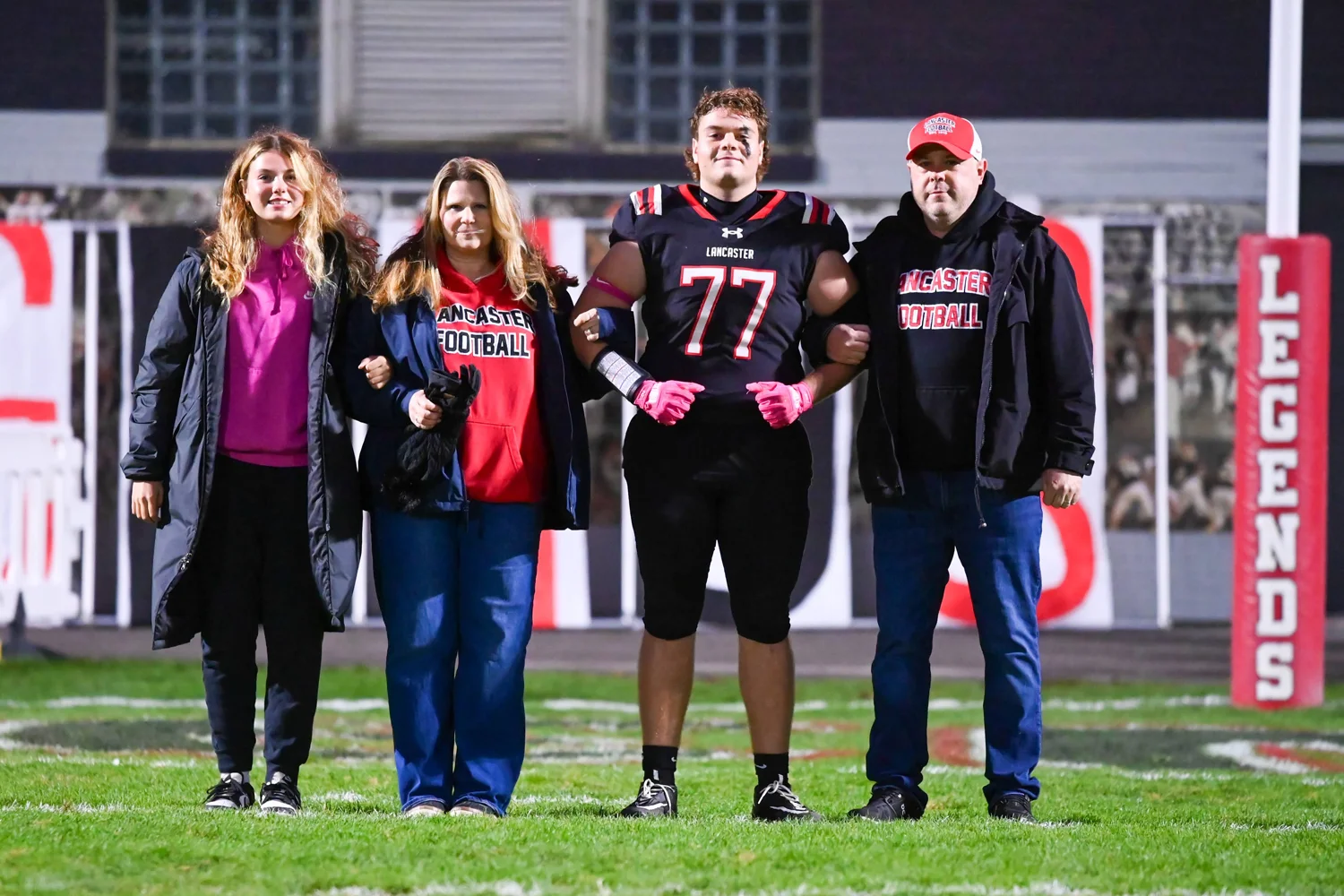 Lancaster Senior Cole Silvestri and Family