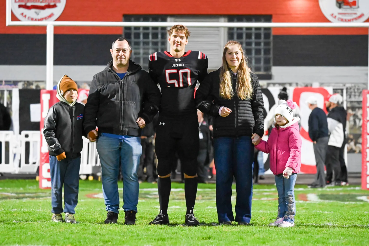 Lancaster Senior Daniel Frank and Family