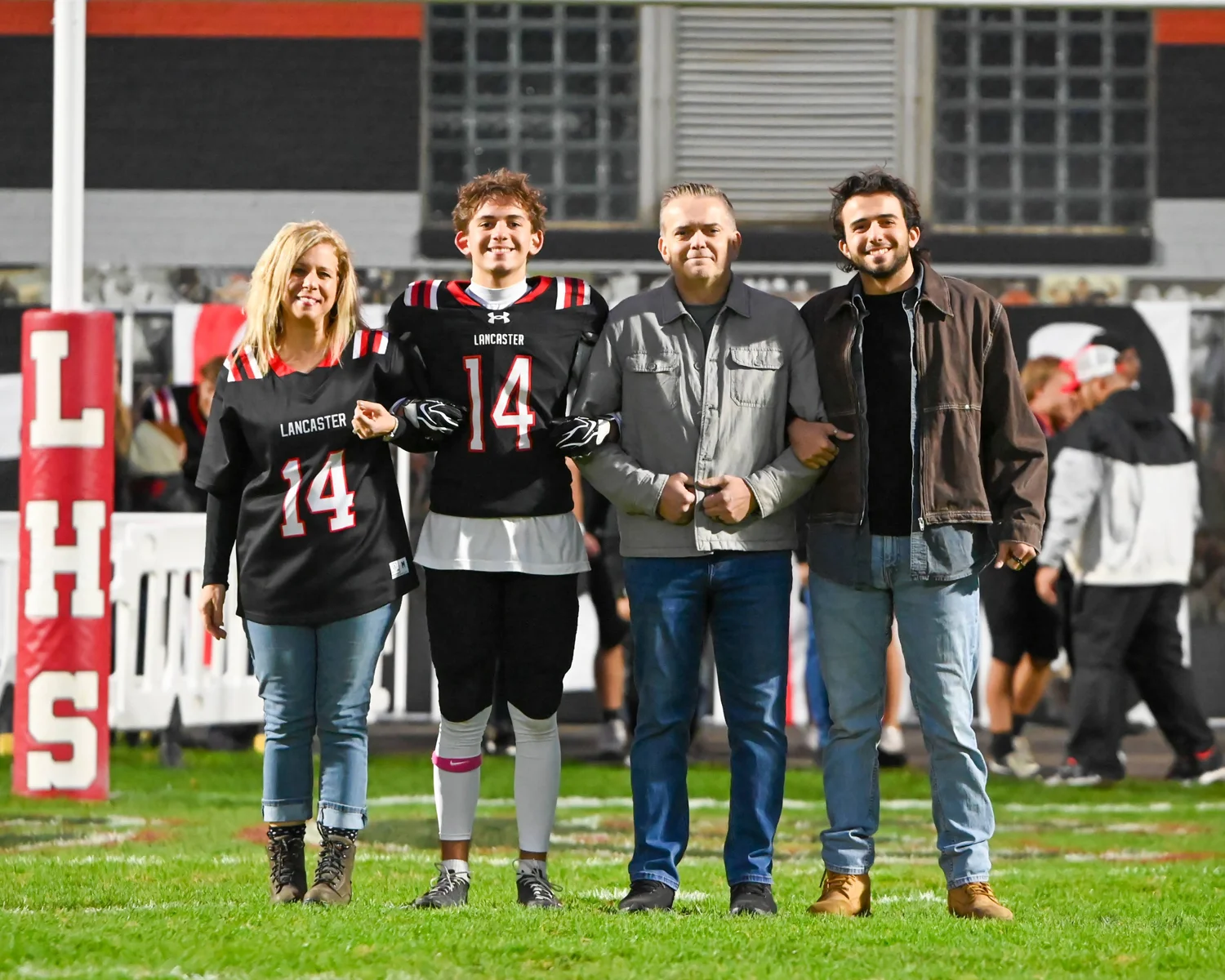 Lancaster Senior Joey Ernst and Family