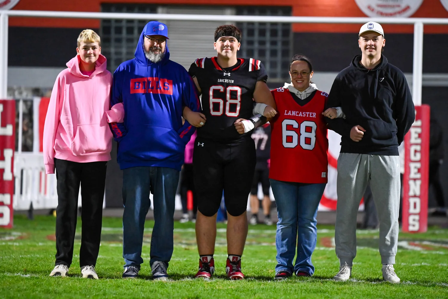 Lancaster Senior Johnathon Blaszak and Family