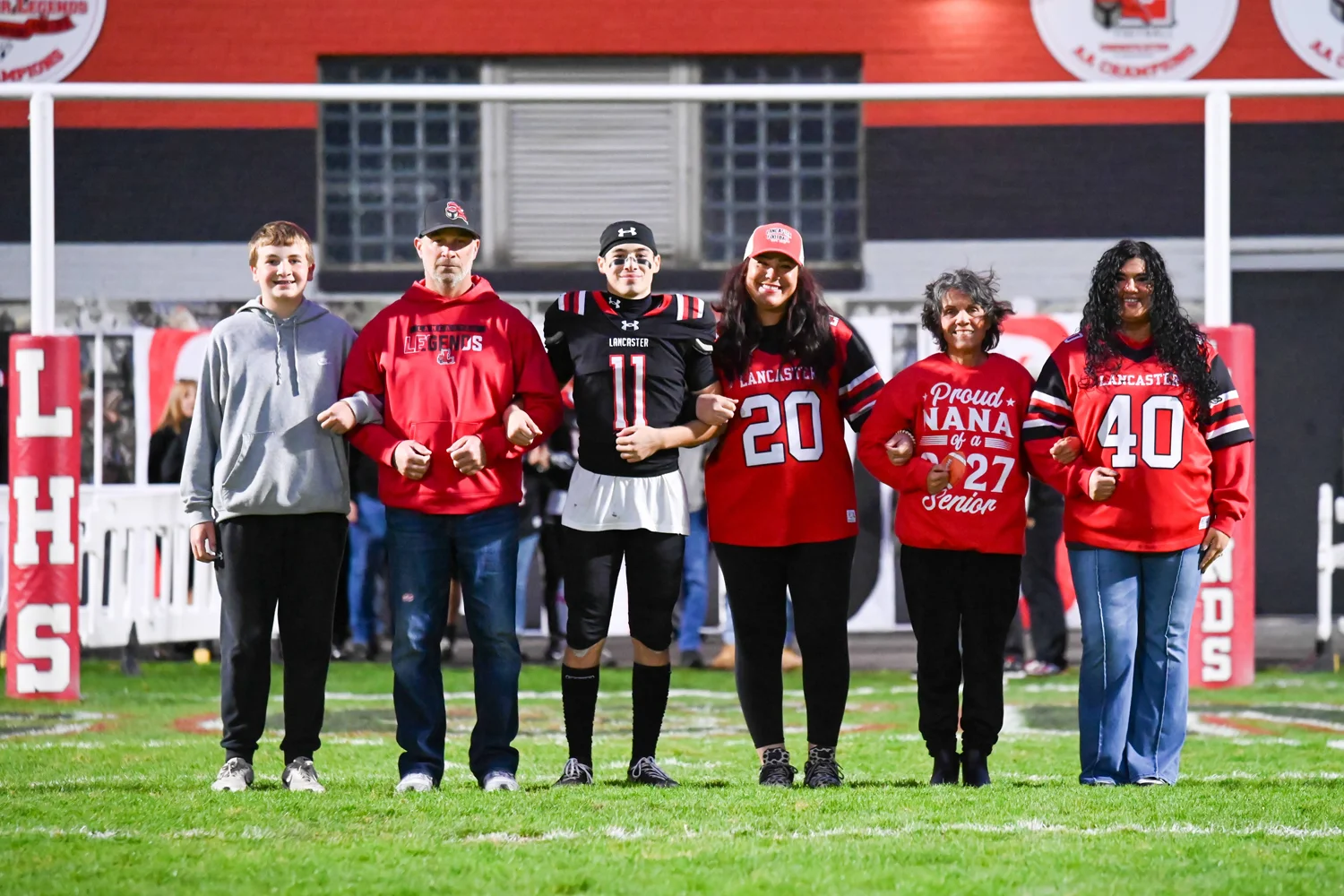 Lancaster Senior Parker Waite and Family