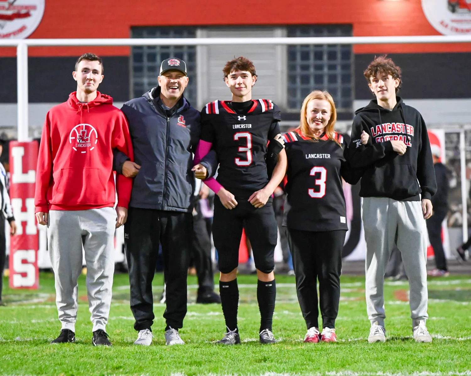 Lancaster Senior Ryan Hartwig and Family