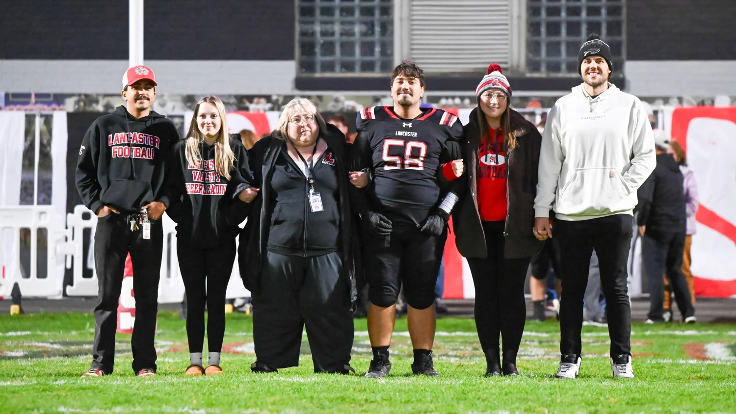 Lancaster Senior Tyler Santiago and Family