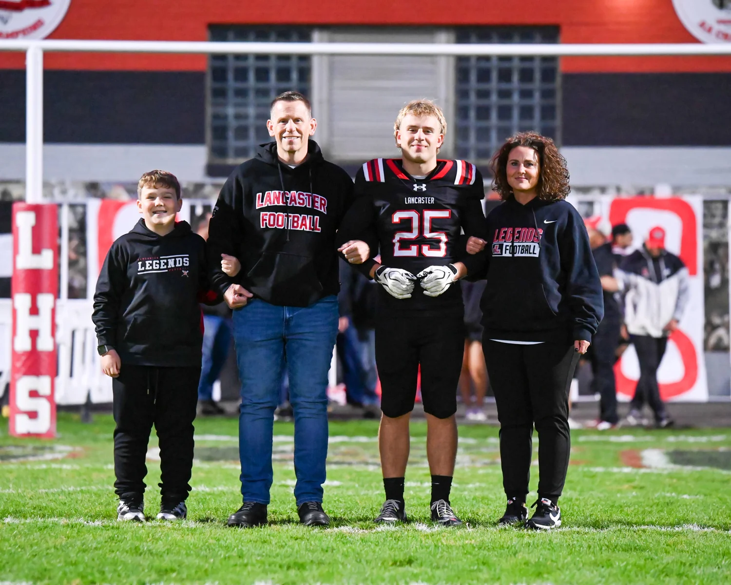 Lancaster Senior Zane Petroffski and Family